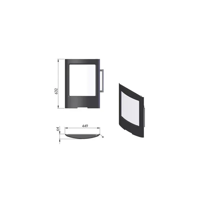 Pièce détachée Termatech Porte complète réf 09-428 - Ersho