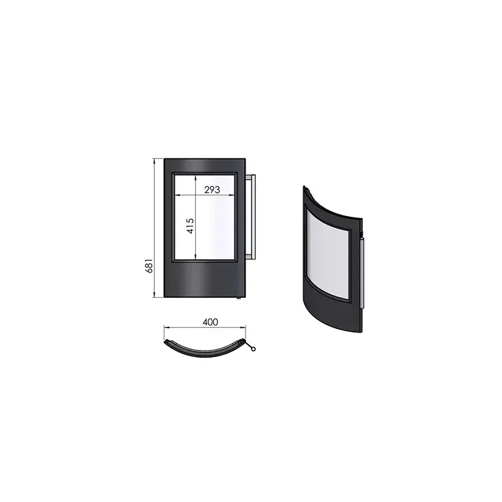 Pièce détachée Termatech Porte complète réf 09-868 - Ersho