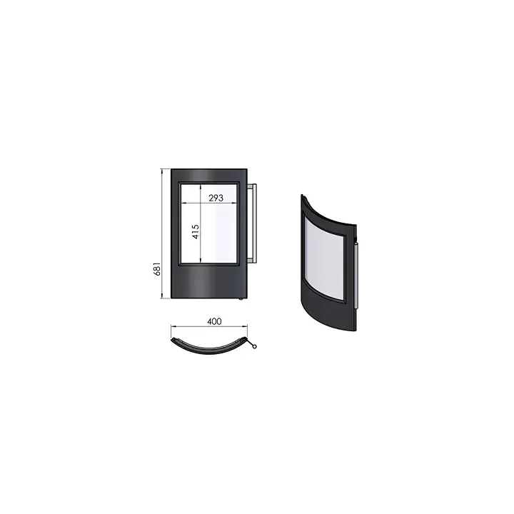 Pièce détachée Termatech Porte complète réf 09-869 - Ersho