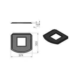 Sole foyère réf 09-312 - Termatech