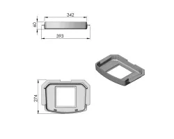 Pièce détachée Termatech Sole foyère en fonte réf 09-426 - Ersho