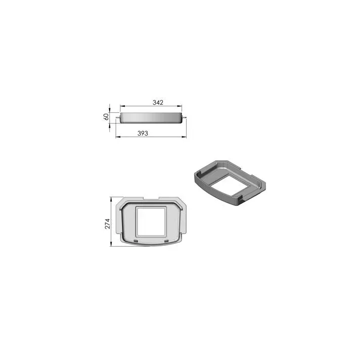 Pièce détachée Termatech Sole foyère en fonte réf 09-426 - Ersho
