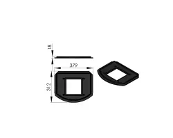 Pièce détachée Termatech Sole foyère en fonte réf 09-820 - Ersho