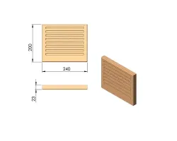 Pièce détachée Termatech Vermiculite arrière réf 09-413 - Ersho