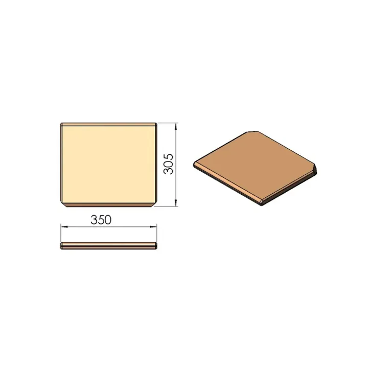 Pièce détachée Termatech Vermiculite Déflecteur réf 09-314 - Ersho