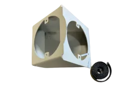 Adaptateur Vertical Ivoire Ø150Mm 6”
