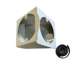 Adaptateur Vertical Ivoire Ø150Mm 6”