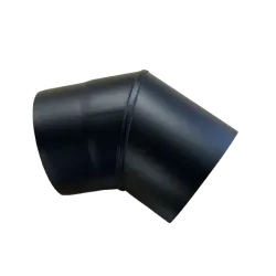 Coude A 45° Ø127Mm Noir