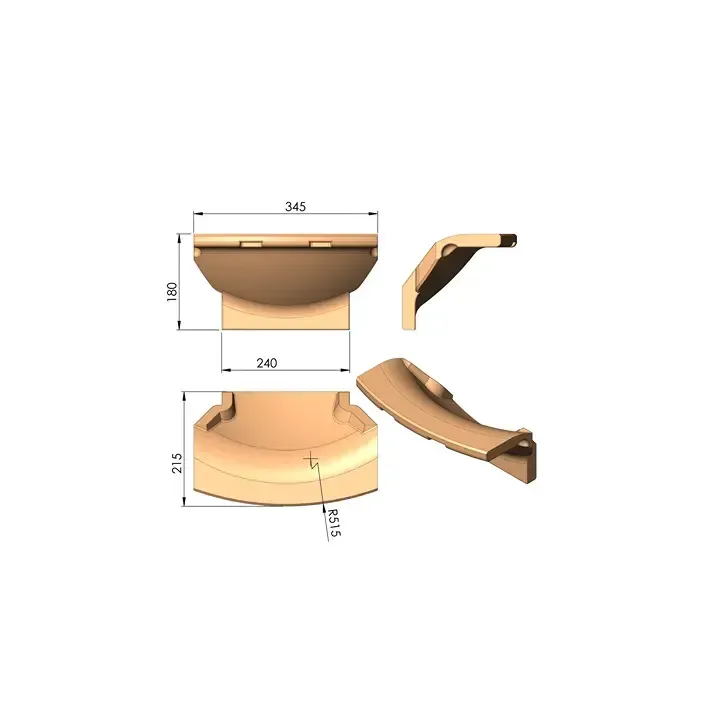 Pièce détachée Termatech Vermiculite Déflecteur réf 09-412 - Ersho