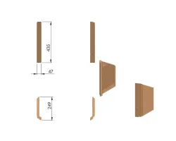 Pièce détachée Termatech Vermiculites côtés réf 09-575 - Ersho