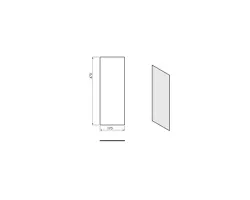 Pièce détachée Termatech Verre latéral G/D réf 09-701 - Ersho