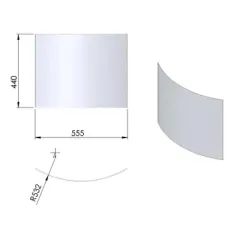 Verre pour porte réf 09-171 - Termatech