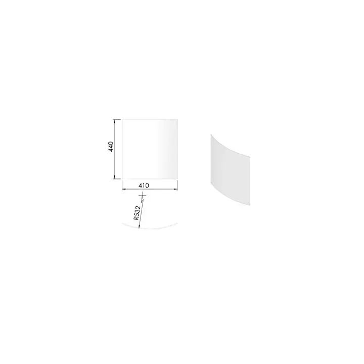 Pièce détachée Termatech Verre pour porte réf 09-240 - Ersho