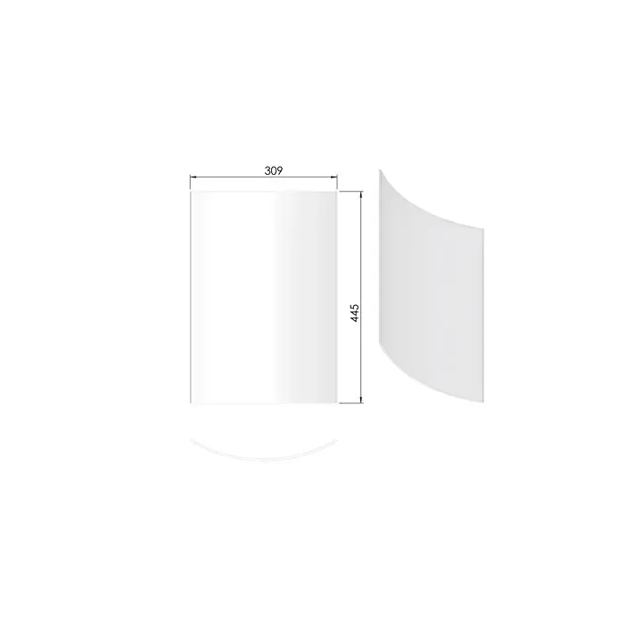 Pièce détachée Termatech Verre pour porte réf 09-815 - Ersho