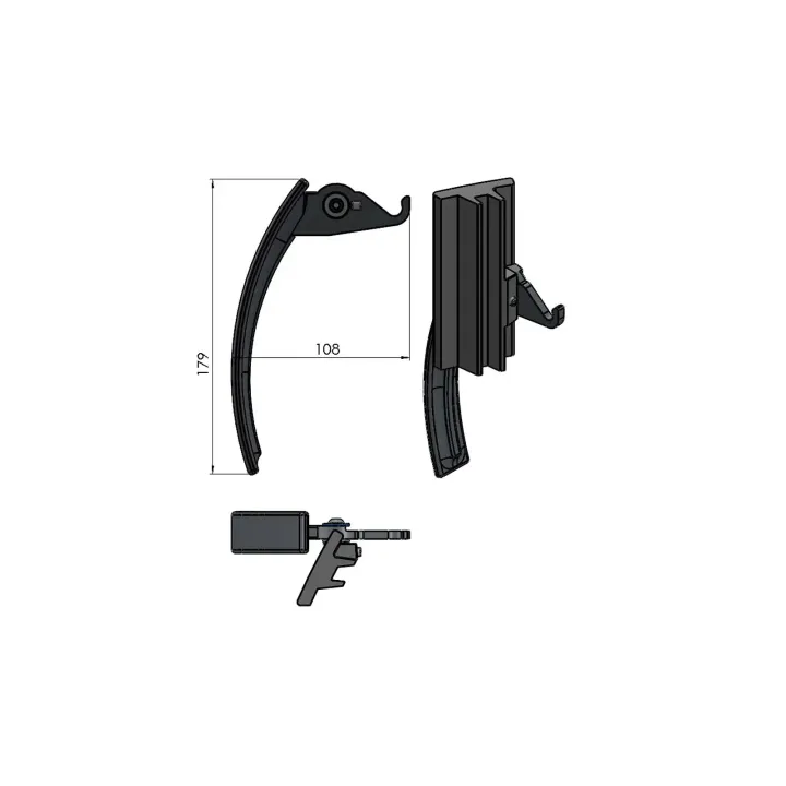 Pièce détachée Termatech Vis a poignee réf 09-502 - Ersho