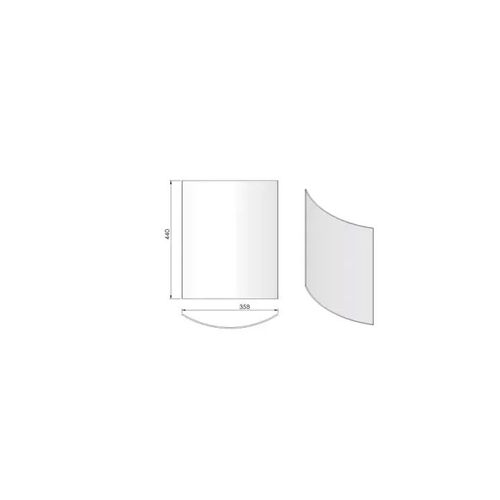 Pièce détachée Termatech Vitre de porte réf 09-308 - Ersho