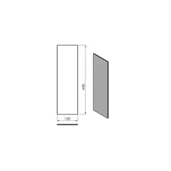 Vitre latérale réf 09-405 - Termatech