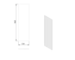Pièce détachée Termatech Vitre latérale G D réf 09-417 - Ersho