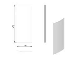 Pièce détachée Termatech Vitre latérale G D réf 09-418 - Ersho