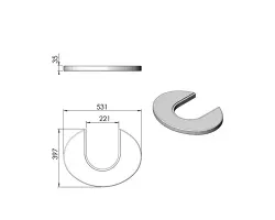 Pièce détachée Termatech WH Plateau supérieur réf 08-516 - Ersho