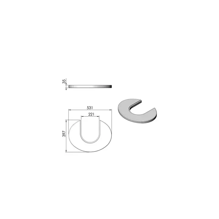 Pièce détachée Termatech WH Plateau supérieur réf 08-516 - Ersho