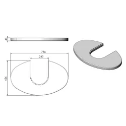 WH Plateau supérieur réf 08-524 - Termatech