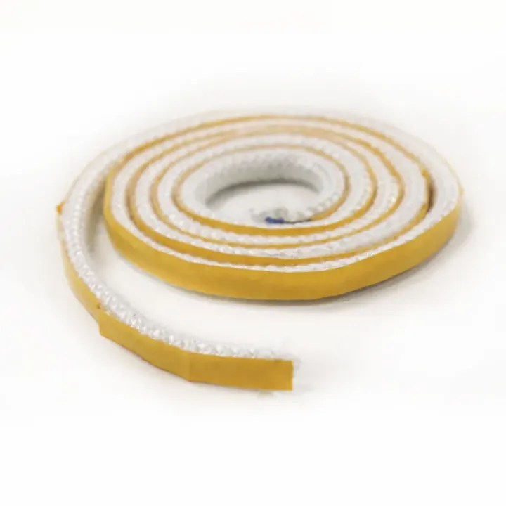 Joint Rond Tressé autocollant - Diamètre 8 Mm Pour Poele À Bois - Vendu au mètre