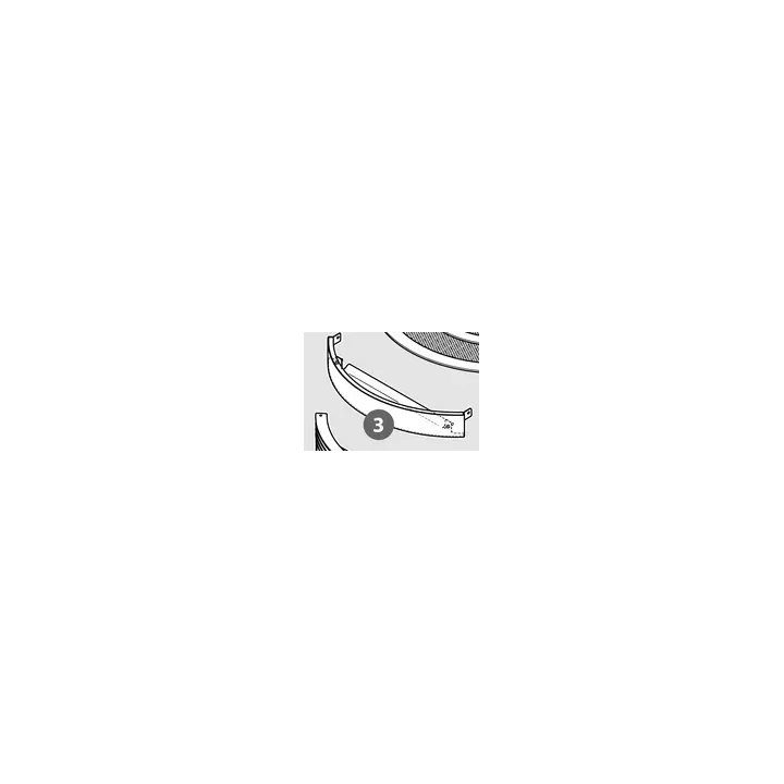 Frontale Radius noir Réf 1186429211- CMG