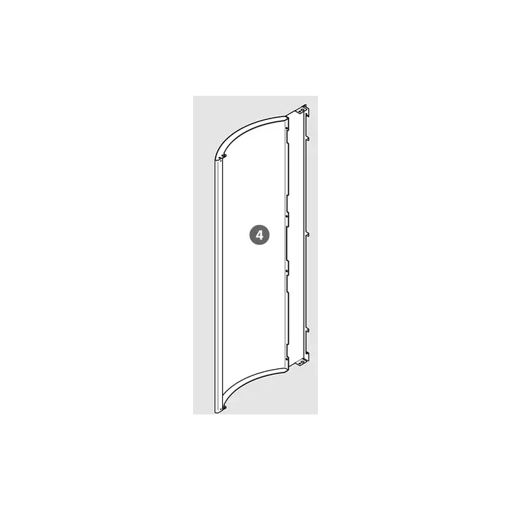 Côté reversible Radius noir Réf 1186425111- CMG