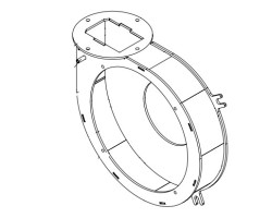 Volute pour ventilateur sans encoder - Ref 43640648 - MCZ - Ersho