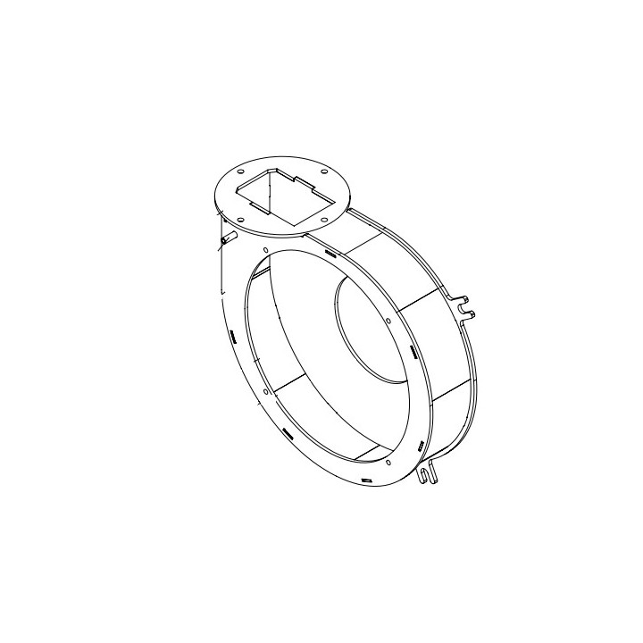 Volute pour ventilateur sans encoder - Ref 43640648 - MCZ - Ersho