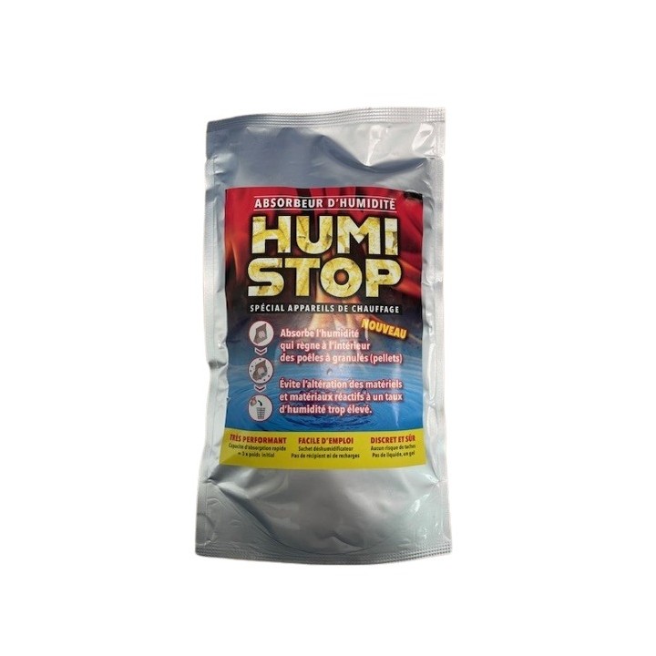 HumiStop Absorbeur d'humidité pour inserts, poêle à bois et granulés