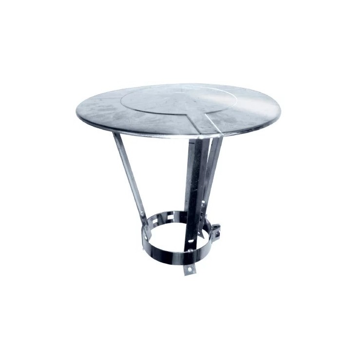 Chapeau chinois réglable inox pour tubage flexible Tubest distribué par Ersho