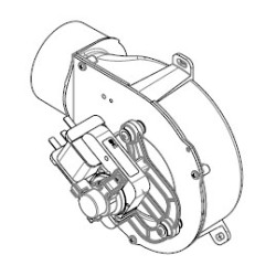 Ventilateur aspiration fumées - Ref 41452005301 - MCZ