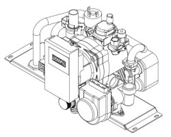 Unité hydraulique - avec production eau chaude sanitaire - Ref 41501203001 - MCZ