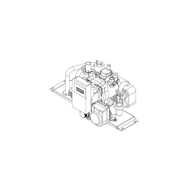 Unité hydraulique - avec production eau chaude sanitaire - Ref 41501203001 - MCZ