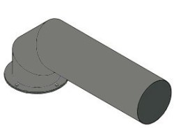 Tuyau sortie fumées - Ref 43640641 - MCZ