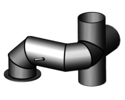 Tuyau Sortie Fumées - Ref 41601300161 - Mcz