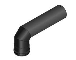 Tuyau sortie fumées - Ref 41601103960 - MCZ