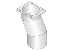 Tuyau sortie fumées - Ref 41601101860 - MCZ