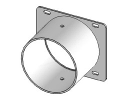 Tuyau sortie fumées - Ref 41600901400 - MCZ