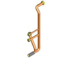 Tuyau retour eau dans la chaudière - Ref 415008015 - MCZ