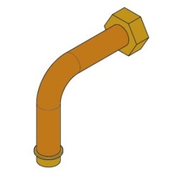 Tuyau Retour Eau - Ref 41501302100 - Mcz
