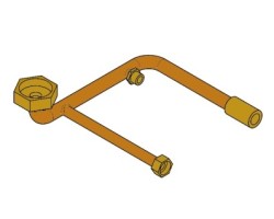 Tuyau retour eau - Ref 41501301200 - MCZ