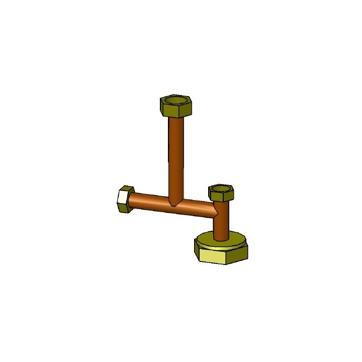 Tuyau retour + vase d'expansion - Ref 41501304000 - MCZ