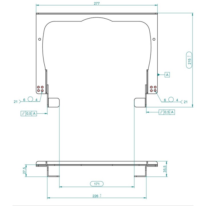 Pièce détachée Palazzetti Support -ref 895755361 - Ersho