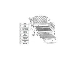 Grille Bbc 680ref AT100680B Invicta Deville - Ersho