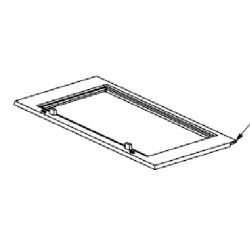 Plaque Foyere Titan - SUPRA pour poele à bois et inserts Supra - Ersho