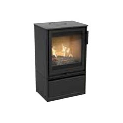 Poêle à bois CONTURA 210 Avec compartiment à bois et porte - Vue éclatée