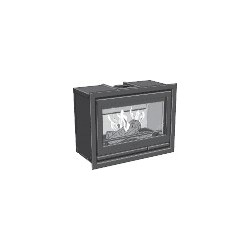 Insert CONTURA I7 cadre acier et porte fonte - Vue éclatée